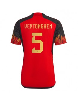 Billige Belgia Jan Vertonghen #5 Hjemmedrakt VM 2022 Kortermet